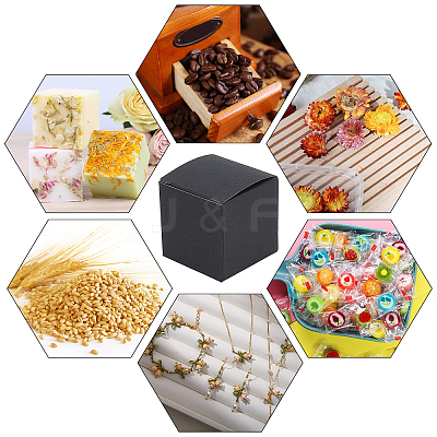 30Pcs Foldable Creative Kraft Paper Box CON-PH0002-56-1