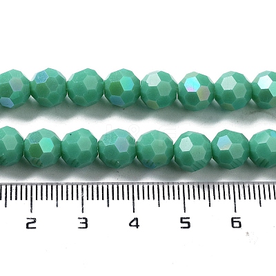 Opaque Glass Beads Strands EGLA-A035-P8mm-L13-1