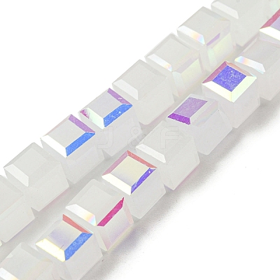 Electroplate Glass Beads Strands EGLA-M031-01A-HR11-1