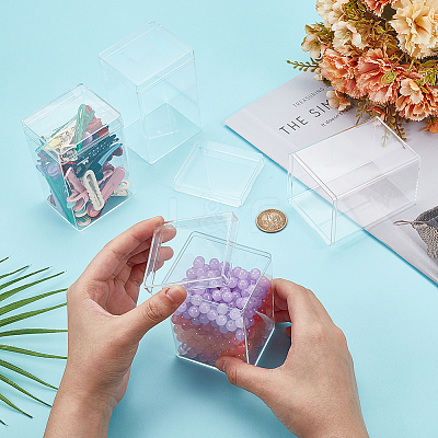 Transparent Acrylic Packaging Boxes CON-WH0106-21-1