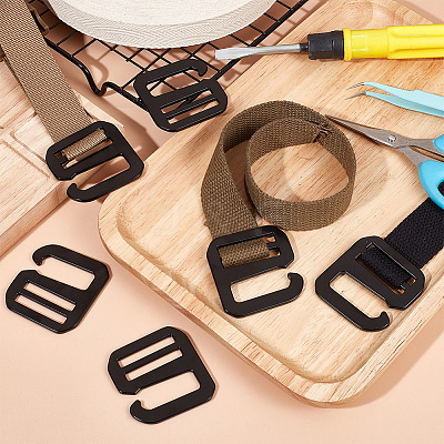 Zinc Alloy Slider Buckles FIND-WH0002-85B-1