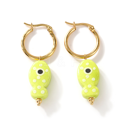 304 Stainless Steel Hoop Earrings for Women AM9100-7-1