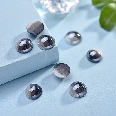 Opaque Glass Cabochons GGLA-S038-12L-8mm-1