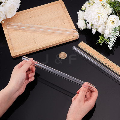 Transparent Acrylic Pipe AJEW-WH0475-51M-1