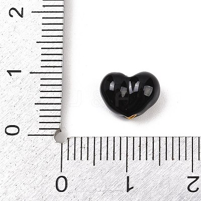 Brass Enamel Beads KK-G541-01D-1