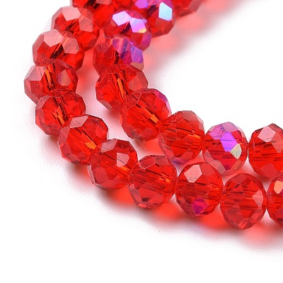 Electroplate Glass Beads Strands EGLA-A044-T1mm-L01-1