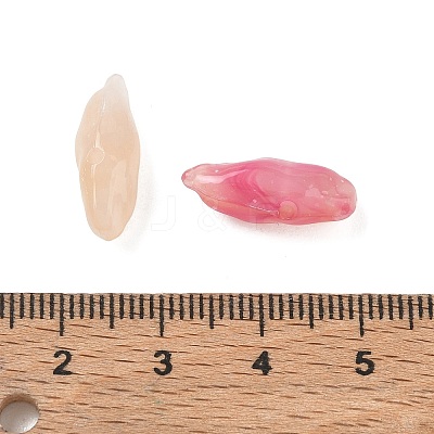 Two Tone Imitation Gemstone Style Acrylic Beads AC-CBA6852-01N-1