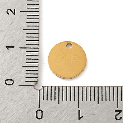 Ion Plating(IP) 304 Stainless Steel Pendants FIND-M017-02G-P-1
