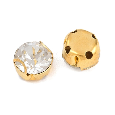 Flat Round Sew on Rhinestone Montee Beads STAS-B107-01E-01G-1