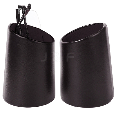 PU Leather Eyeglasses Display Riser Stands ODIS-CN0001-12-1