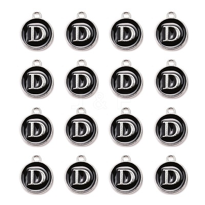 Platinum Plated Alloy Charms ENAM-S118-02D-P-1