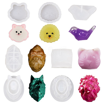 7Pcs 7 Style Silicone Molds DIY-BG0001-58-1