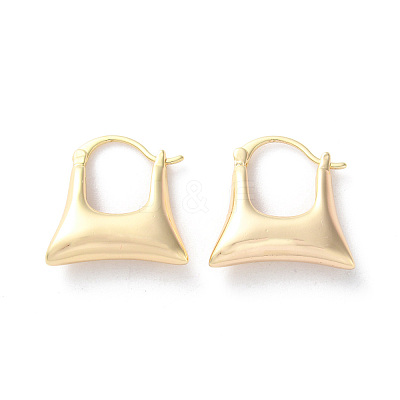 Rack Plating Brass Hoop Earrings EJEW-S241-21G-1