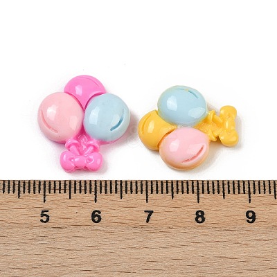 Opaque Resin Enamel Cabochons CRES-D308-13-1