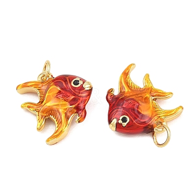 Brass Enamel Pendants KK-CBA3297-05B-G04-1