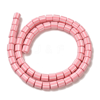 Polymer Clay Beads Strands CLAY-H006-01E-1