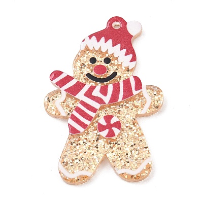 Christmas Acrylic Pendants OACR-D317-01D-1