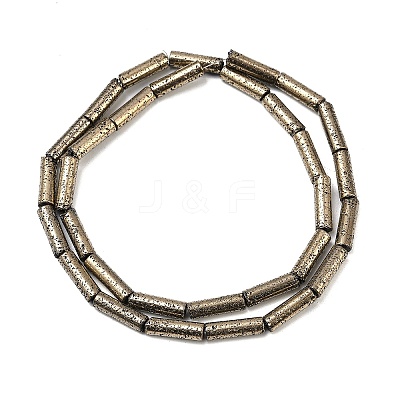 Electroplated Natural Lava Rock Beads Strands G-K388-03B-07-1
