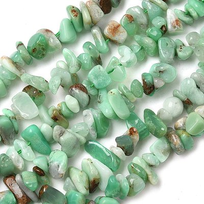 Natural Chrysoprase Beads Strands G-G0004-D01-A-1