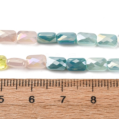Electroplate Glass Beads Strands EGLA-D300-05-15-1