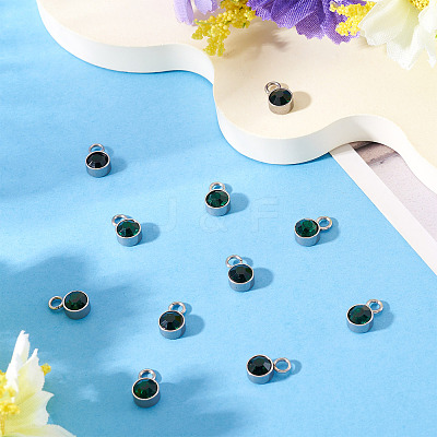 10Pcs Glass Rhinestone Charms STAS-TA0003-26I-1