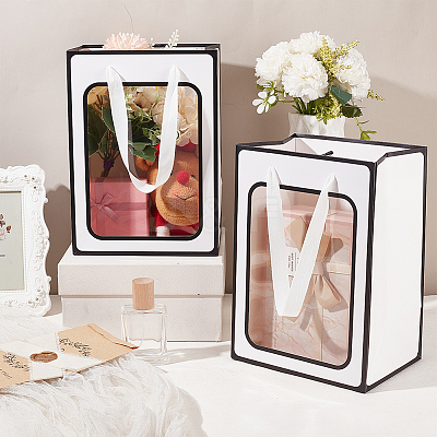Paper Gift Storage Bags with Handle CARB-WH0017-10B-03-1