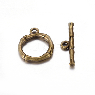 Alloy Toggle Clasps PALLOY-EA9143Y-AB-RS-1