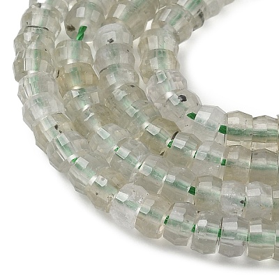 Natural Green Quartz Beads Strands G-A299-A25-01-1