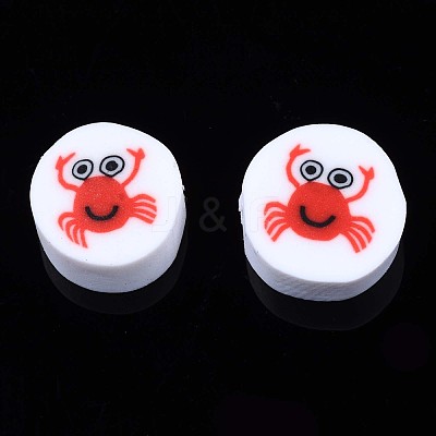 Handmade Polymer Clay Beads CLAY-N007-005-1