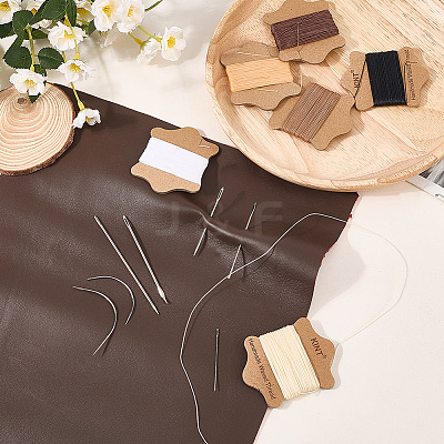 6 Bundles 6 Colors Waxed Cotton Cords OCOR-CY0001-96-1