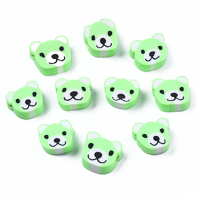 Handmade Polymer Clay Beads LS-CLAY-S096-004F-1