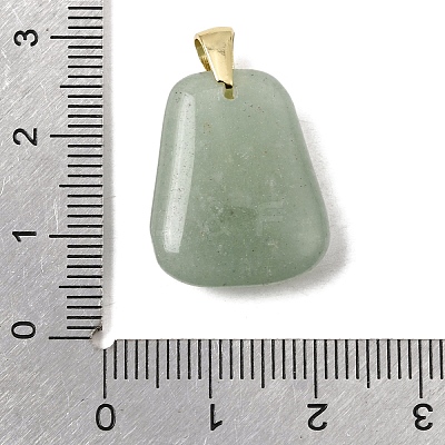 Natural Green Aventurine Pendants G-C282-03H-1