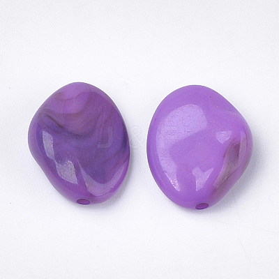 Acrylic Beads OACR-S029-014-1