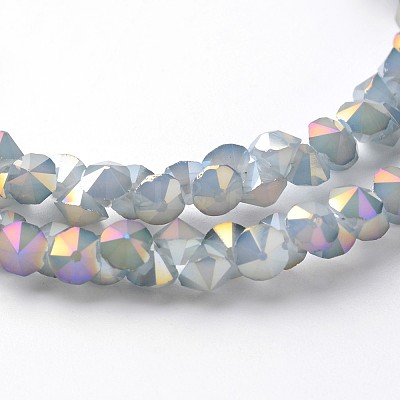 Electroplate Glass Bead Strands EGLA-J138-A-FR02-1