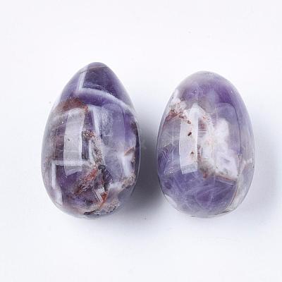 Natural Amethyst Gemstone Egg Stone G-S220-16-1
