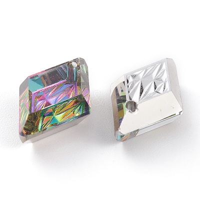 Embossed Glass Rhinestone Pendants GLAA-J101-04B-001VO-1