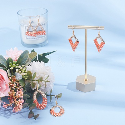 Eco-Friendly Iron Enamel Pendants IFIN-SC0001-13B-RS-1