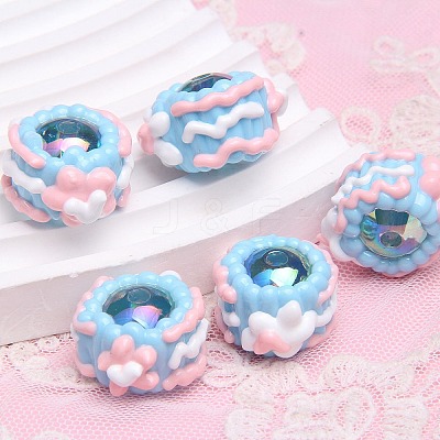 Opaque Acrylic Beads PW-WG55A91-02-1