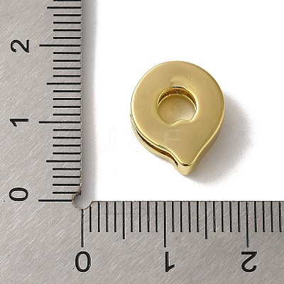 Brass Micro Pave Cubic Zirconia Beads KK-H487-25G-17-1