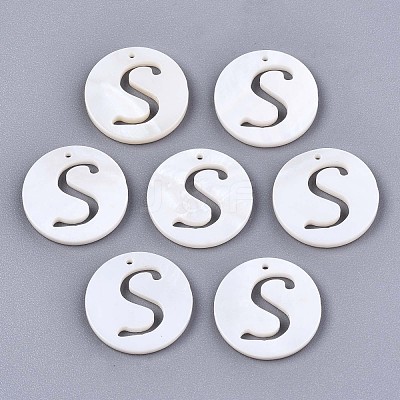 Natural Freshwater Shell Charms X-SHEL-S276-119S-1