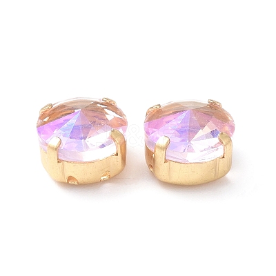 Moonlight Effect Flat Round Sew on Rhinestone RGLA-G018-01A-05-1