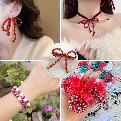 6 Strands 6 Styles Electroplate Glass Beads Strands EGLA-TADJ0001-02A-1