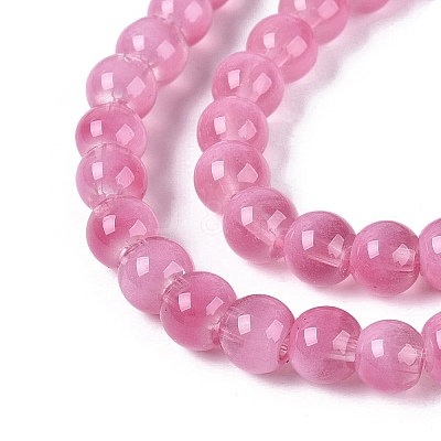 Acrylic Imitation Cat Eye Beads Strands OACR-Q197-01A-13-1