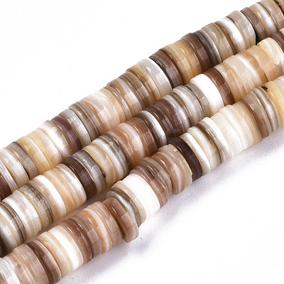 Natural Freshwater Shell Beads Strands SHEL-N003A-02-1