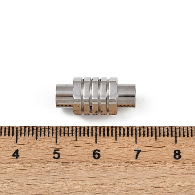 304 Stainless Steel Magnetic Clasps STAS-C127-18D-P-1
