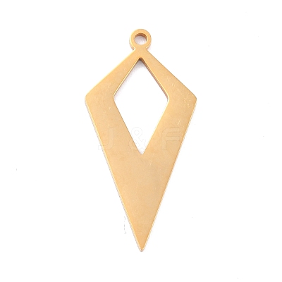 Ion Plating(IP) 201 Stainless Steel Pendants STAS-K003-14G-02-1