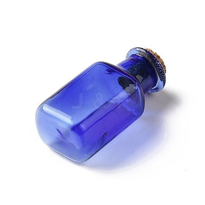 Rectangle Miniature Glass Bottles GLAA-H019-06C-1