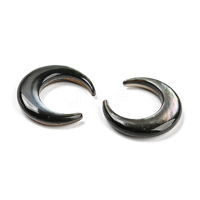Natural Black Lip Shell Cabochons SSHEL-P015-80B-20MM-01-1