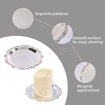 Iron Jewelry Display Plates AJEW-WH0410-259A-02-1