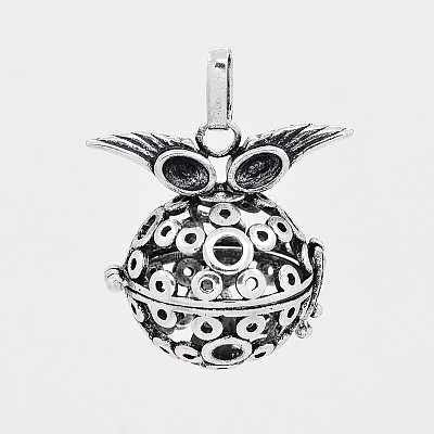 Brass Hollow Cage Pendants LS-KK-J189-08AS-1